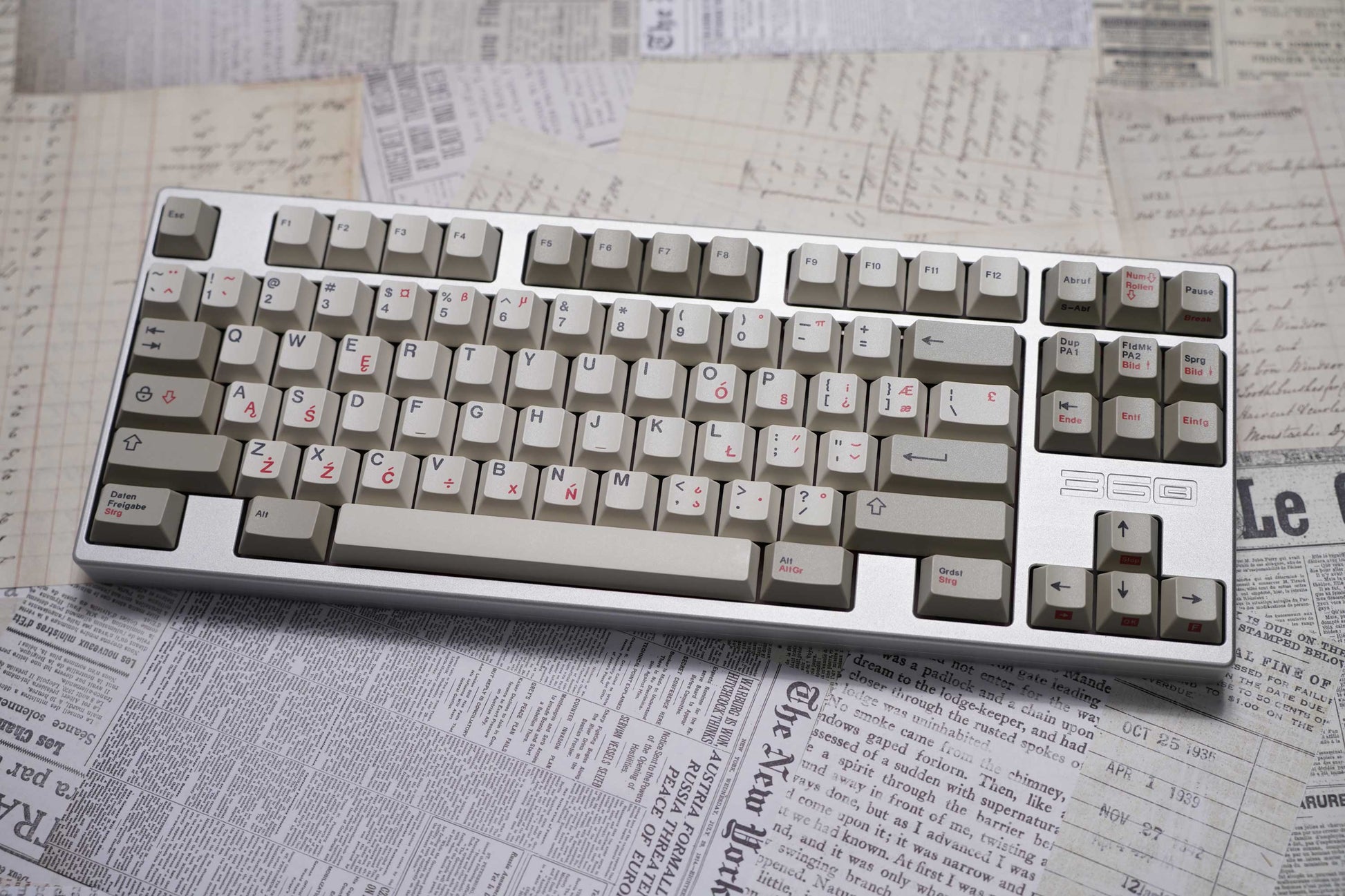 21KB 2551SAW Classic Retro Beige Keycap Set