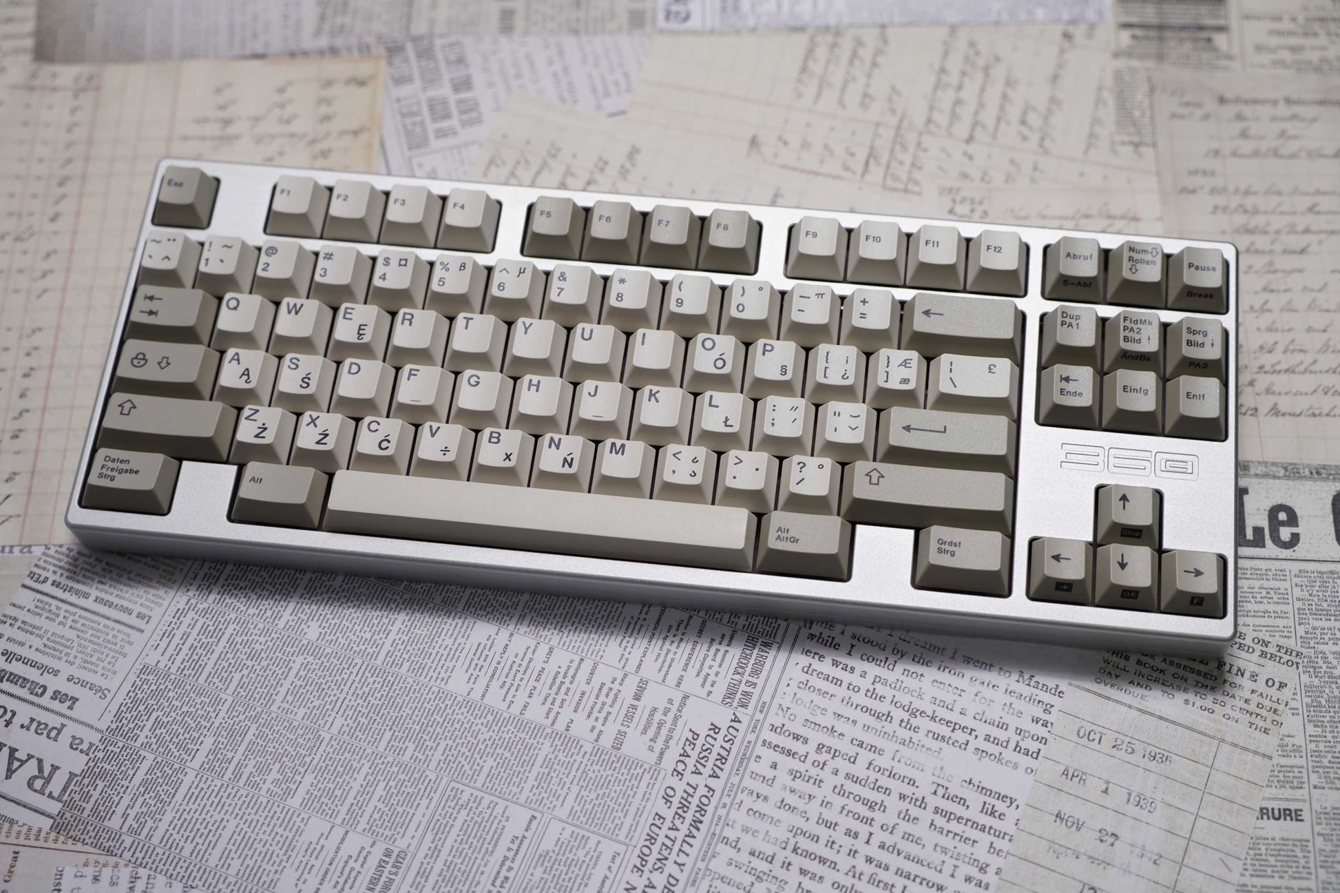 21KB 2551SAW Classic Retro Beige Keycap Set