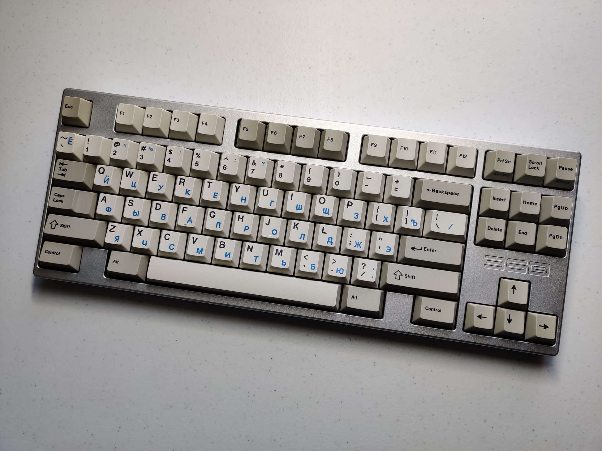 21KB Cyrillic Keycap Set PBT Dye Sub