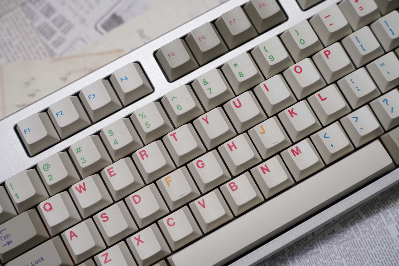 21KB Handarbeige Classic Retro Beige Keycap Set