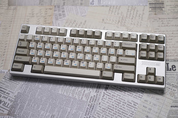 21KB ASCII Classic Retro Beige Keycap Set